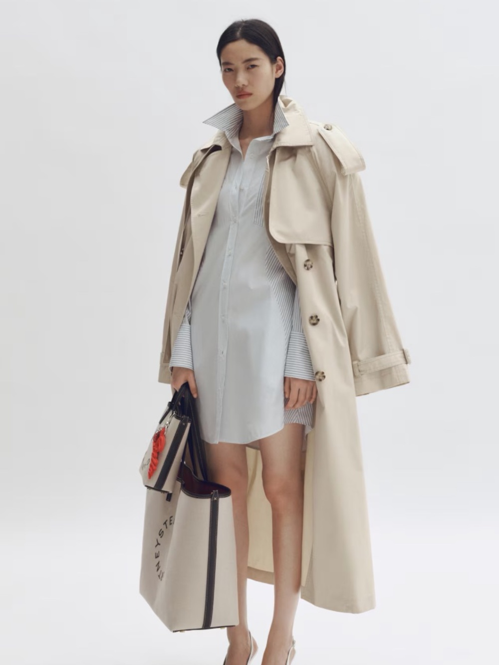 H&M x Stella McCartney trench coat